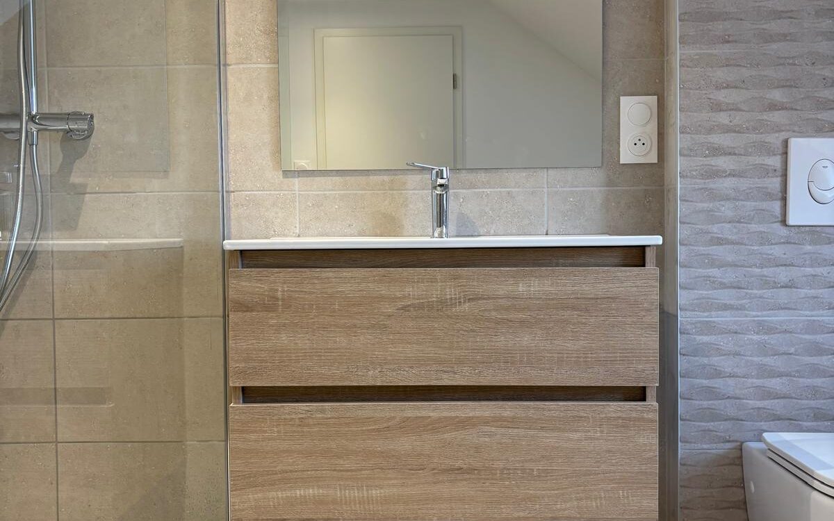 Rénovation complète d&#8217;une salle de bain à Mulhouse Riedisheim