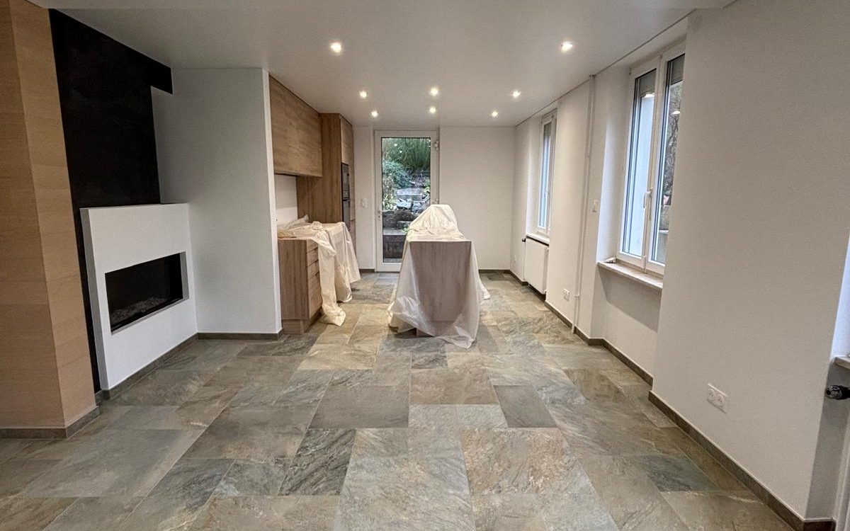 Rénovation séjour et cuisine à Thann – SF Concept, rénovation tout corps d’état dans le Haut-Rhin Audincourt